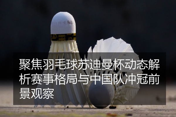 聚焦羽毛球苏迪曼杯动态解析赛事格局与中国队冲冠前景观察